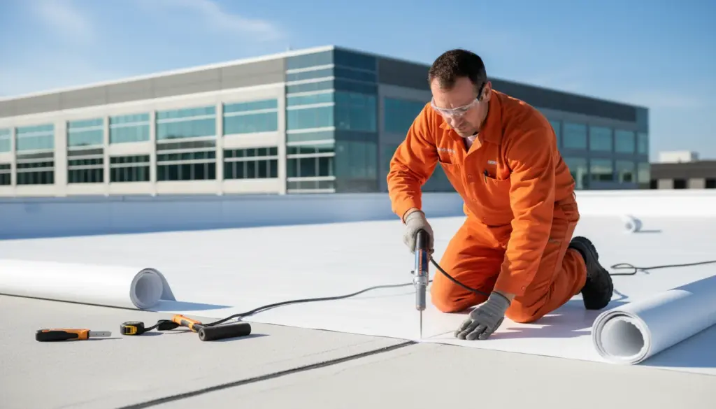 Puyallup Roofing tpo flat roof installation services - Puyallup